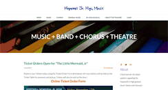 Desktop Screenshot of hopewelljrmusic.com